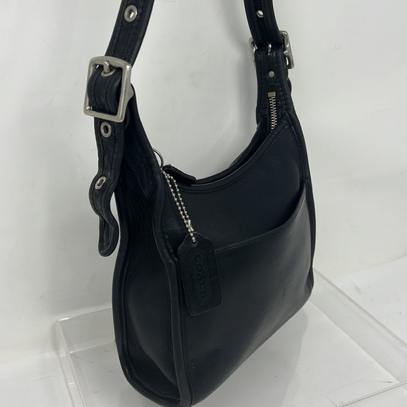 Coach Legacy K9N-9997 Black Leather Crossbody Shoulder Zip Bag - Picture 5 of 14